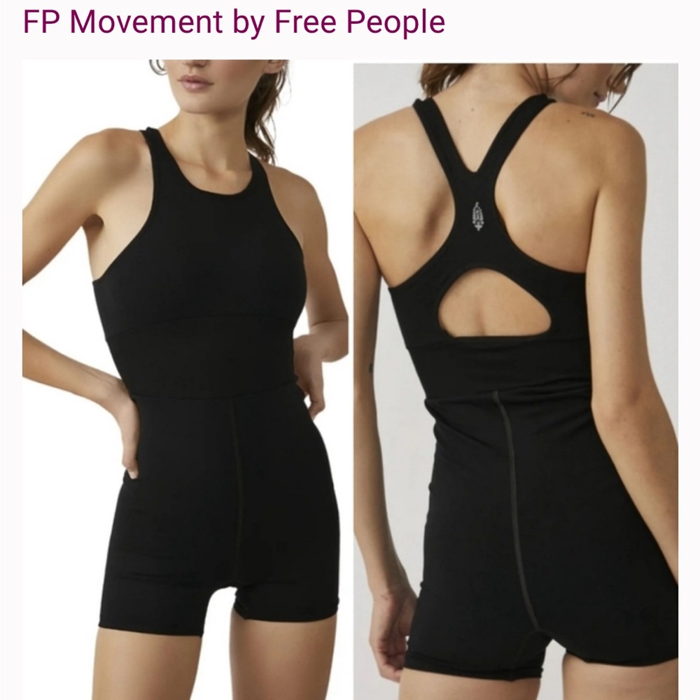 FP Movement Black Active Romper size xs/s